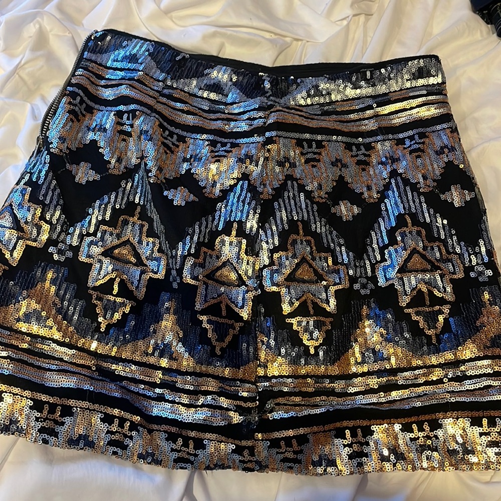 Sequin Mini Skirt Forever 21